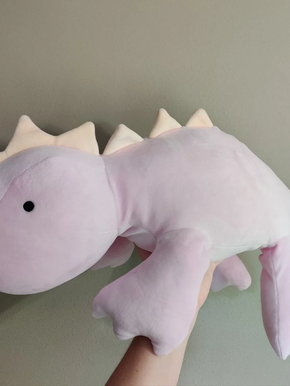 Pillowfort Purple Dinosaur Weighted Plush Pillow 24
